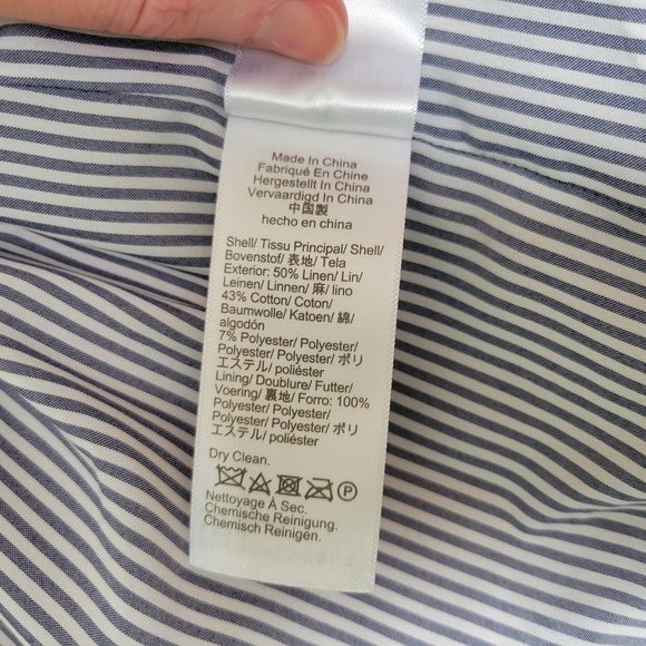 NWT J. Crew Dalton Blazer Italian Cotton/Linen Herringbone 0 - Picture 13 of 13